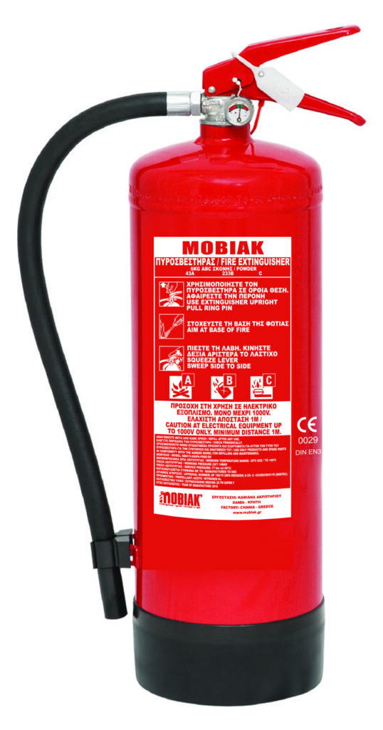 Fire Extinguisher 6kg Dry Powder Abc30 ДЕНИ ФАЙЕР ООД